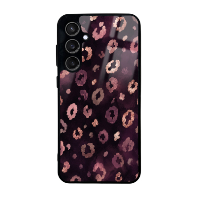 Zore Lusi Patterned Case with Camera Protection for Galaxy S23 FE Pembe Leopar