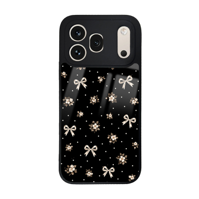 Zore Lusi Patterned Case with Camera Protection for Honor 600 Pro 5G Gold Fiyonk