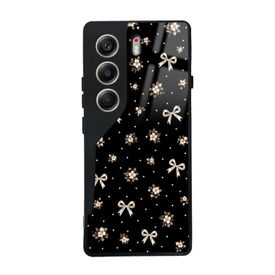 Zore Lusi Patterned Case with Camera Protection for Tecno Camon 40 4G Gold Fiyonk