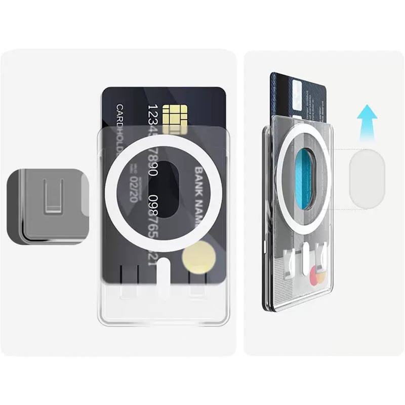 Zore Magnetik Cardsafe Transparan Kartlık - 4