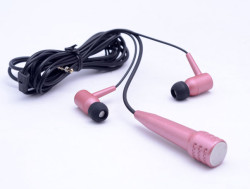 Zore Matte with Microphone Karaoke Headphone Pink