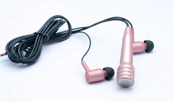 Zore Matte with Microphone Karaoke Headphone Rose Gold