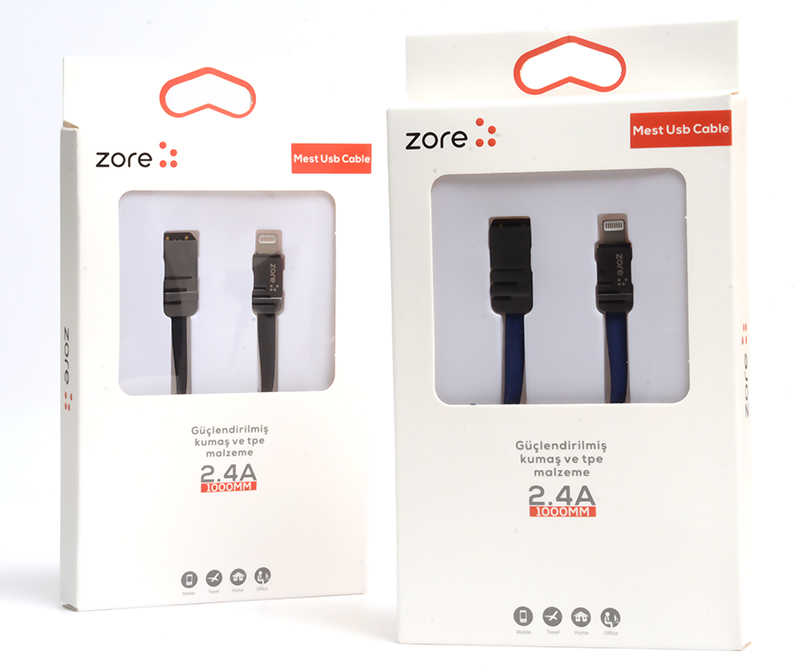 Zore Mest Lightning Usb Cable 1M - 3