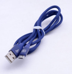 Zore Metal Tipped 8600 Micro Usb Cable Blue