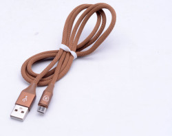Zore Metal Tipped 8600 Micro Usb Cable Brown