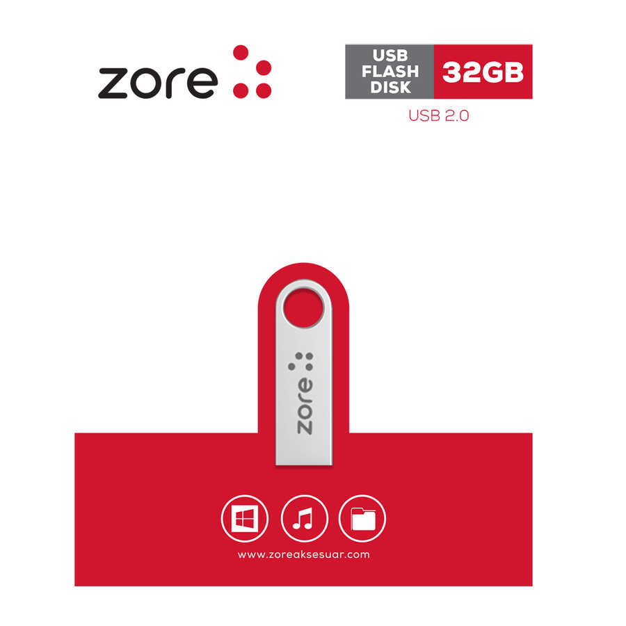 Zore Metal USB Flash Disk 32GB - 1