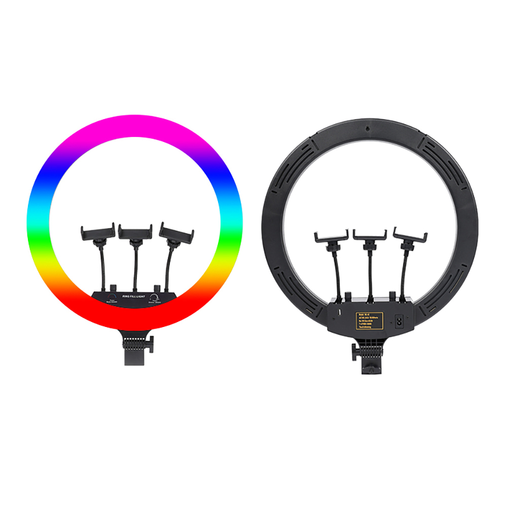 Zore MJ-18 Uzaktan Kumandalı 45cm Işıklı Telefon Tutucu Ring Light - 4