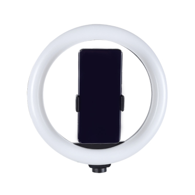 Zore MJ20 RGB Light 8 inç Işıklı Telefon Tutucu Ring Light Siyah