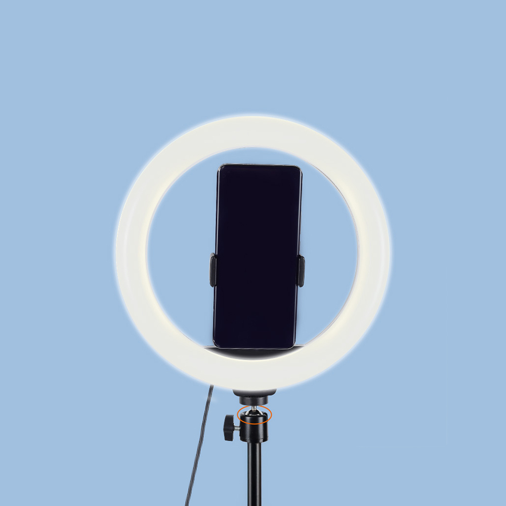 Zore MJ20 RGB Light 8 inch Light Phone Holder Ring Light - 5