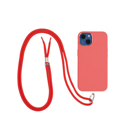 Zore Mobile Phone Fabric Rope Rope 140 cm Red