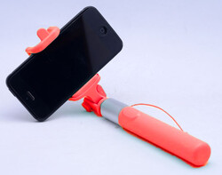 Zore Monopad Selfie Stick Cable Red