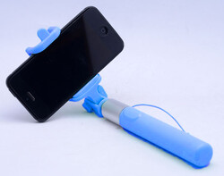 Zore Monopad Selfie Stick Cable Blue