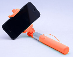 Zore Monopad Selfie Stick Cable Orange