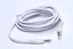 ​​Zore Naylon 2 Meter Aux Cable White
