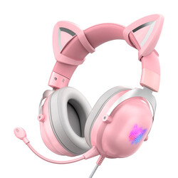 Zore Onikuma X11 Player Headphone 3.5mm Pink