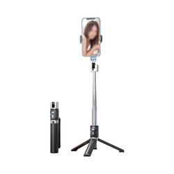 Zore P60 Plus Multifunctional Selfie Stick Black