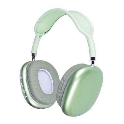 Zore P9 Hi-Fi Sound Quality Adjustable and Foldable Over-Ear Bluetooth Headset Green