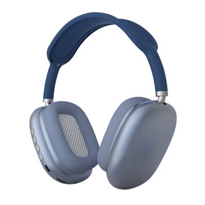 Zore P9 Hi-Fi Sound Quality Adjustable and Foldable Over-Ear Bluetooth Headset Blue