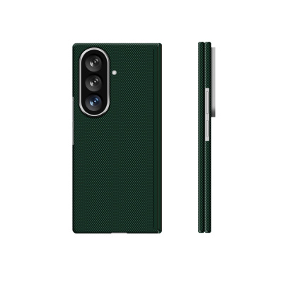 Zore Paris Zerre Hard PC Case with M-Safe Charging for Galaxy Z Fold 7 Dark Green