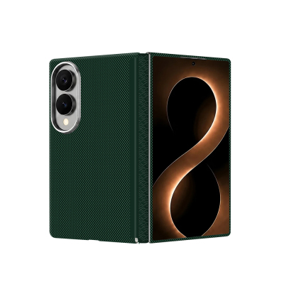 Zore Paris Zerre Hard PC Case with M-Safe Charging for Galaxy Z Fold 8 Dark Green