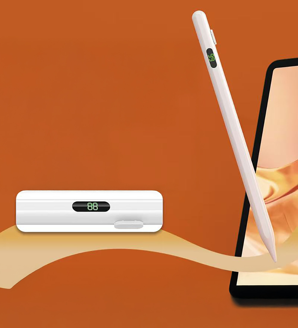 Zore Pencil 18 Stylus Universal Dijital Led Göstergeli Dokunmatik Tablet Kalemi - 8