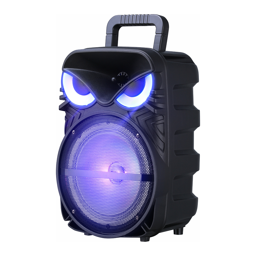 Zore PK-17 FM Radyolu Mikrofonlu RGB TWS 8 inç Stereo Bass Kablosuz Karaoke Hoparlör - 1