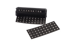 Zore PN-03 Car Park Numerator Black