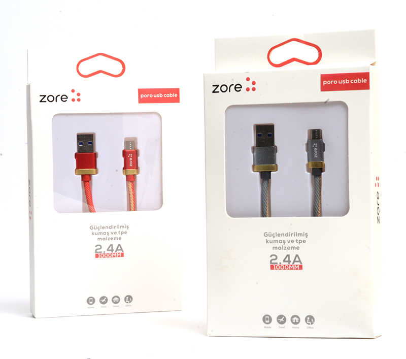 Zore Poro Micro Usb Kablo 1M - 3