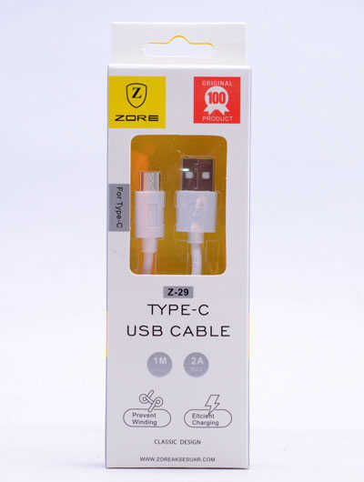 Zore Pres Type-C Usb Kablo Z-29 - 1