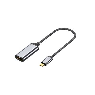 Zore QG05 8K 60 Hz Picture Quality Type-C to HDMI Converter 15cm Grey