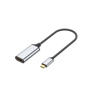 Zore QG05 8K 60 Hz Picture Quality Type-C to HDMI Converter 15cm Silver