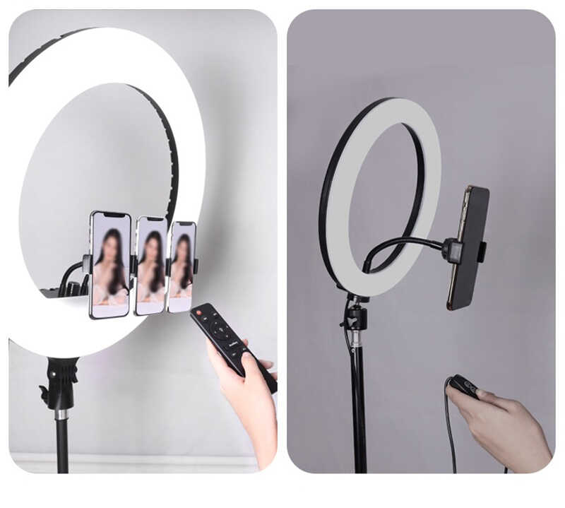 Zore RL-21 Işıklı Telefon Tutucu Ring Light - 2