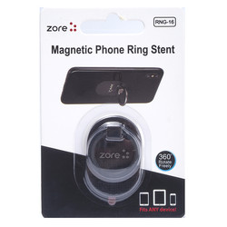 Zore RNG-16 Ring Phone Ring Holder Apparatus Black