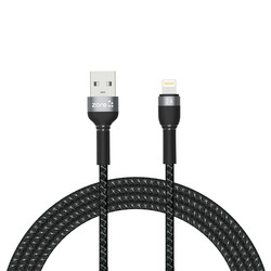 Zore Shira Series Lightning Usb Cable 2 Meter Black