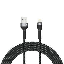 Zore Shira Series Lightning Usb Cable 3 Meter Black