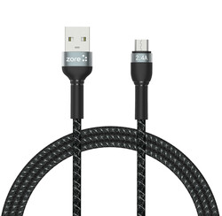 Zore Shira Series Micro Usb Cable 1 Meter Black