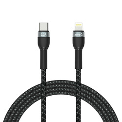 Zore Shira Series Type-c to Lightning PD Cable 2 Meter Black