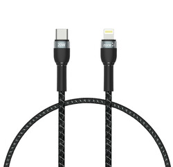 Zore Shira Series Type-c to Lightning PD Cable 30 Cm Black