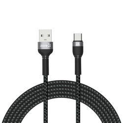 Zore Shira Series Type-c Usb Cable 3 Meter Black