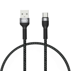 Zore Shira Series Type-c Usb Cable 30 cm Black