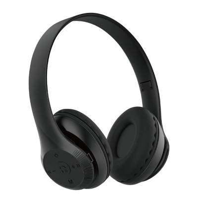 Zore ST95 Powerful Sound Adjustable and Foldable Over-Ear Bluetooth Headset Black