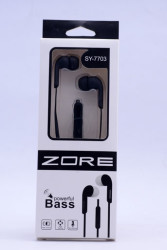 Zore SY-7703 Mp3 Stereo Headphone Black
