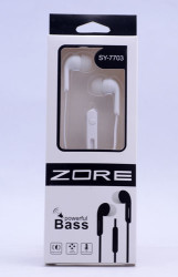 Zore SY-7703 Mp3 Stereo Headphone White