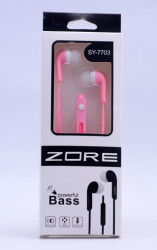 Zore SY-7703 Mp3 Stereo Headphone Pink