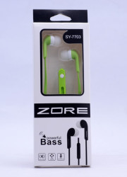 Zore SY-7703 Mp3 Stereo Headphone Green