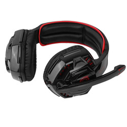 Zore TC-1000 Player Headphone 3.5mm Black-Red