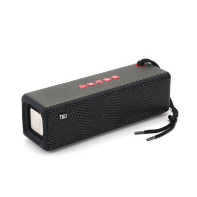 Zore TG271 İp Aksesuarlı FM Radyo Özellikli AUX USB Kart Okuyucu Portlu Bluetooth Hoparlör Speaker Siyah