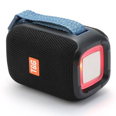 Zore TG339 Ayarlanabilir Renkli Işıklı El Askılı Bluetooth Hoparlör Speaker Siyah