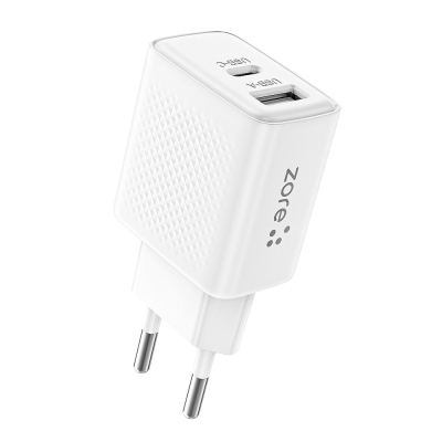 Zore Titan Series ZT02 Travel Charger Head 20W White