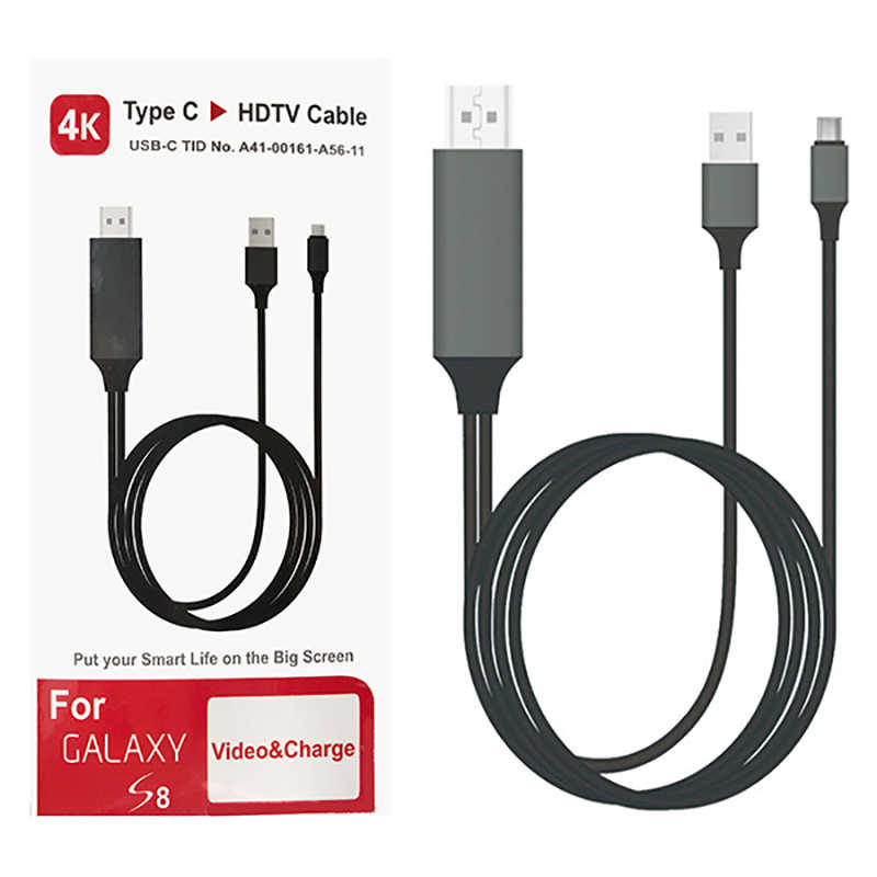 Zore Type-C HDMI Kablo Kırmızı Kutulu - 2